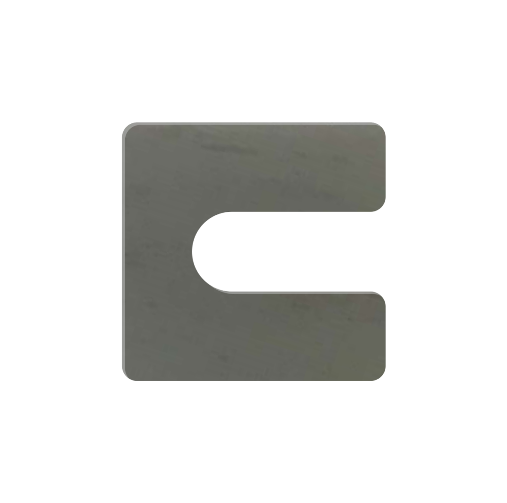 Mild Steel Square Horseshoe Shims Datum Group